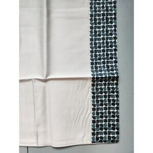 New Frette 2 PC Set Pave Embroidery Cotton King Sham Beige Green #03